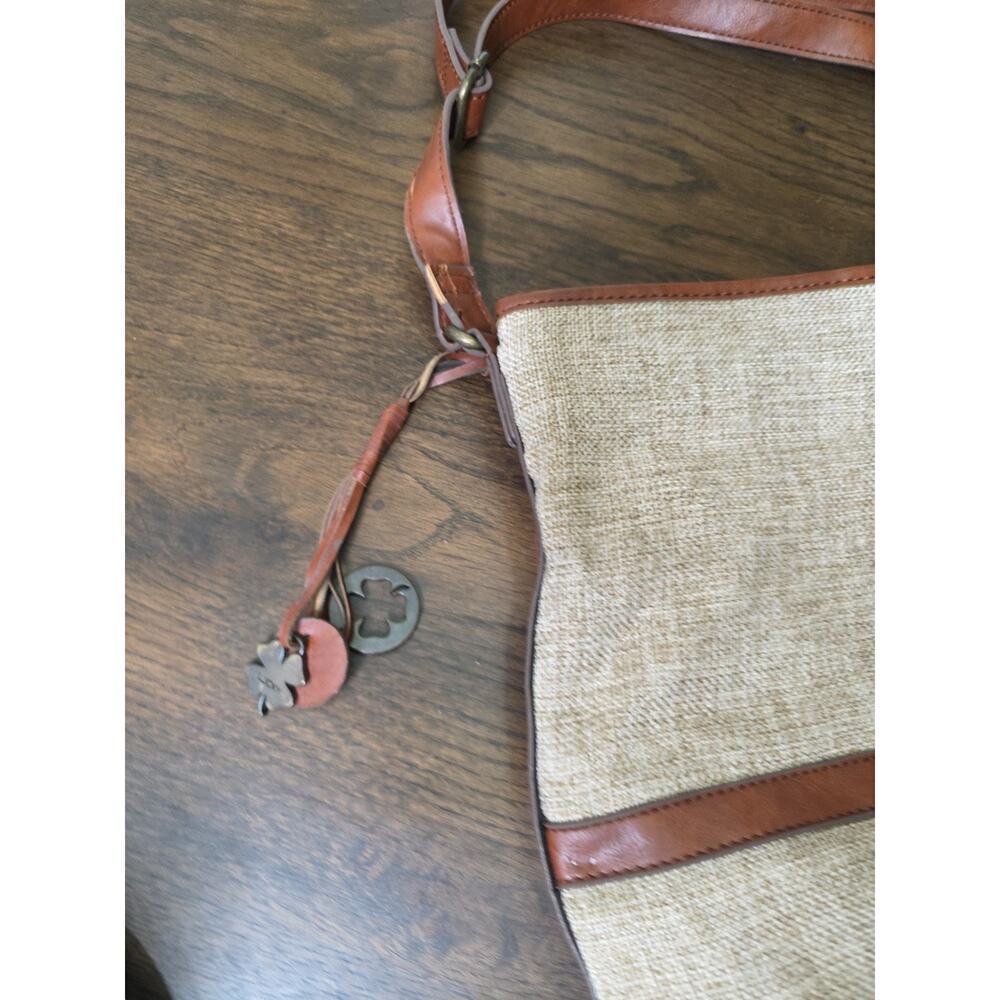 Lucky Brand Beige Kenya Tote Est. 1990 100% Cotton RN100583‎ - Picture 5 of 16